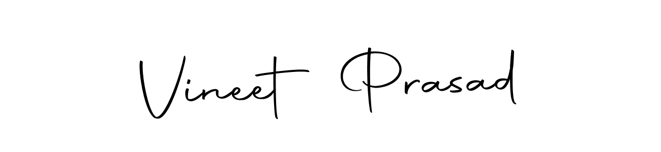 Also we have Vineet Prasad name is the best signature style. Create professional handwritten signature collection using Autography-DOLnW autograph style. Vineet Prasad signature style 10 images and pictures png