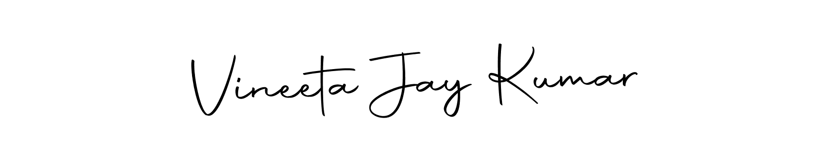 Make a beautiful signature design for name Vineeta Jay Kumar. With this signature (Autography-DOLnW) style, you can create a handwritten signature for free. Vineeta Jay Kumar signature style 10 images and pictures png