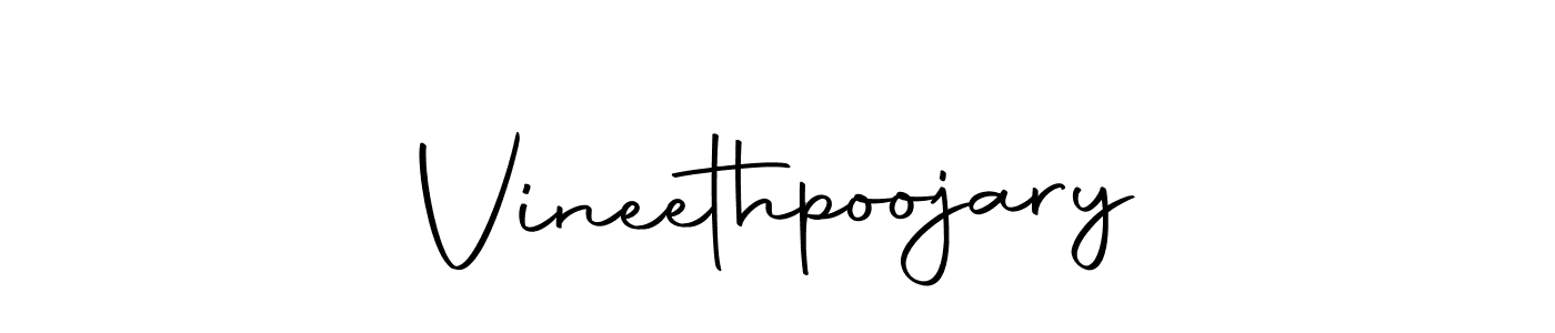 The best way (Autography-DOLnW) to make a short signature is to pick only two or three words in your name. The name Vineethpoojary include a total of six letters. For converting this name. Vineethpoojary signature style 10 images and pictures png
