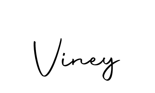 How to make Viney name signature. Use Autography-DOLnW style for creating short signs online. This is the latest handwritten sign. Viney signature style 10 images and pictures png