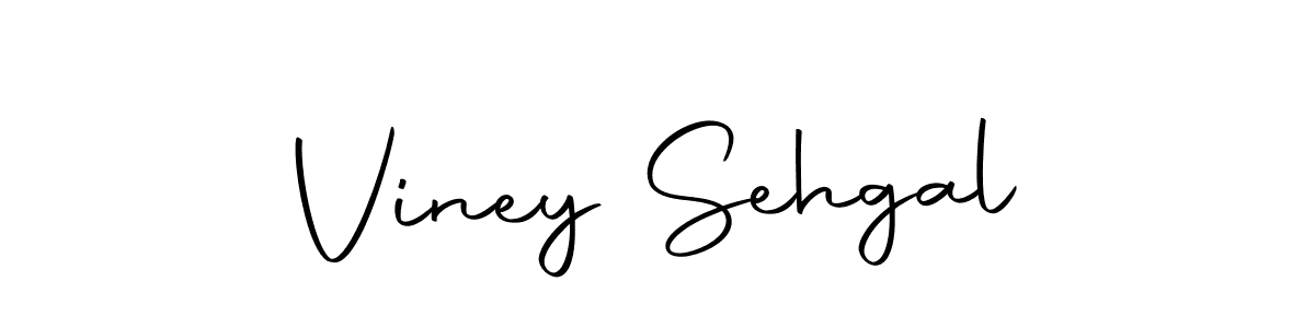 Make a beautiful signature design for name Viney Sehgal. Use this online signature maker to create a handwritten signature for free. Viney Sehgal signature style 10 images and pictures png