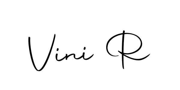 if you are searching for the best signature style for your name Vini R. so please give up your signature search. here we have designed multiple signature styles  using Autography-DOLnW. Vini R signature style 10 images and pictures png