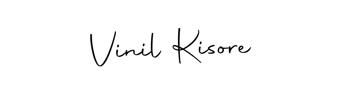 Make a short Vinil Kisore signature style. Manage your documents anywhere anytime using Autography-DOLnW. Create and add eSignatures, submit forms, share and send files easily. Vinil Kisore signature style 10 images and pictures png