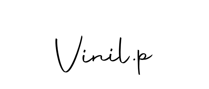 The best way (Autography-DOLnW) to make a short signature is to pick only two or three words in your name. The name Vinil.p include a total of six letters. For converting this name. Vinil.p signature style 10 images and pictures png