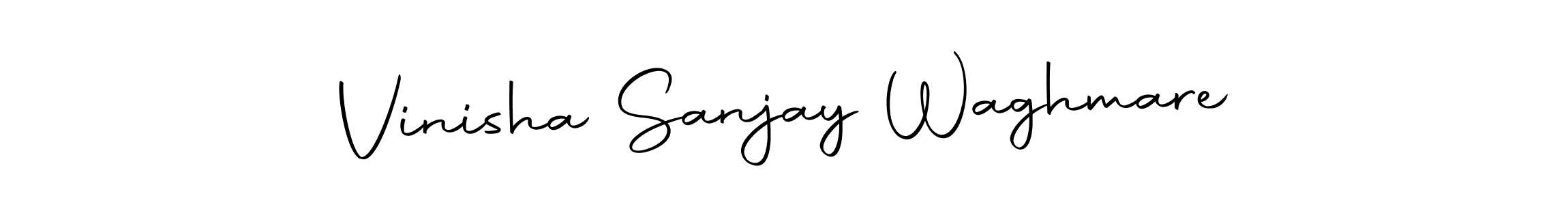 Make a beautiful signature design for name Vinisha Sanjay Waghmare. With this signature (Autography-DOLnW) style, you can create a handwritten signature for free. Vinisha Sanjay Waghmare signature style 10 images and pictures png