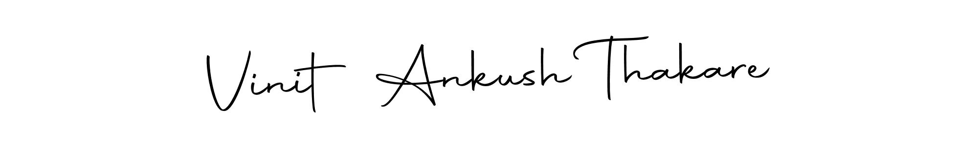 Also we have Vinit Ankush Thakare name is the best signature style. Create professional handwritten signature collection using Autography-DOLnW autograph style. Vinit Ankush Thakare signature style 10 images and pictures png