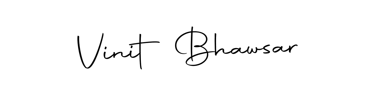 How to make Vinit Bhawsar signature? Autography-DOLnW is a professional autograph style. Create handwritten signature for Vinit Bhawsar name. Vinit Bhawsar signature style 10 images and pictures png
