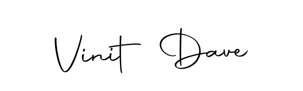 if you are searching for the best signature style for your name Vinit Dave. so please give up your signature search. here we have designed multiple signature styles  using Autography-DOLnW. Vinit Dave signature style 10 images and pictures png