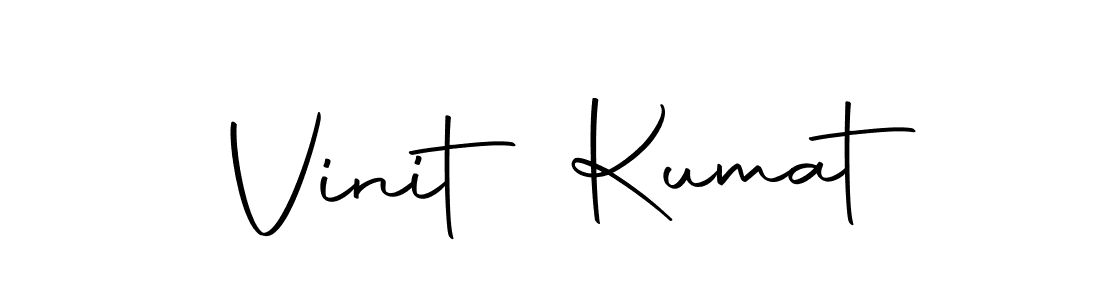 How to make Vinit Kumat signature? Autography-DOLnW is a professional autograph style. Create handwritten signature for Vinit Kumat name. Vinit Kumat signature style 10 images and pictures png