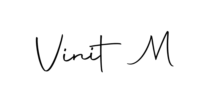 Make a beautiful signature design for name Vinit M. Use this online signature maker to create a handwritten signature for free. Vinit M signature style 10 images and pictures png