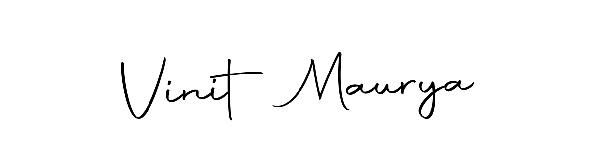 Use a signature maker to create a handwritten signature online. With this signature software, you can design (Autography-DOLnW) your own signature for name Vinit Maurya. Vinit Maurya signature style 10 images and pictures png