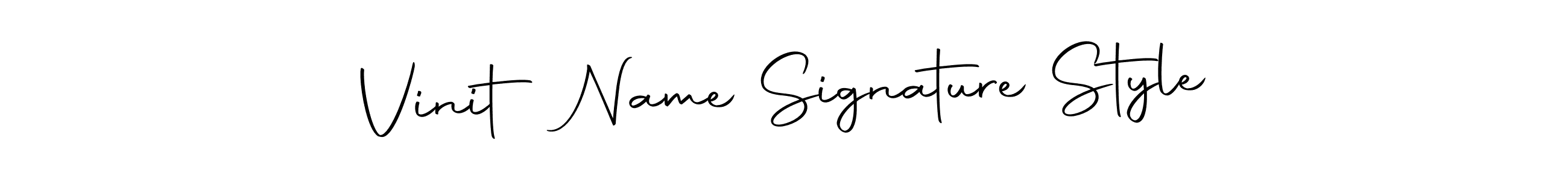 Design your own signature with our free online signature maker. With this signature software, you can create a handwritten (Autography-DOLnW) signature for name Vinit Name Signature Style. Vinit Name Signature Style signature style 10 images and pictures png