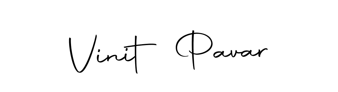 Create a beautiful signature design for name Vinit Pavar. With this signature (Autography-DOLnW) fonts, you can make a handwritten signature for free. Vinit Pavar signature style 10 images and pictures png