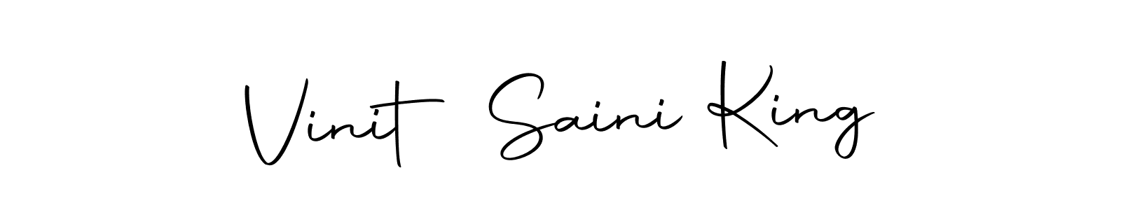 Use a signature maker to create a handwritten signature online. With this signature software, you can design (Autography-DOLnW) your own signature for name Vinit Saini King. Vinit Saini King signature style 10 images and pictures png