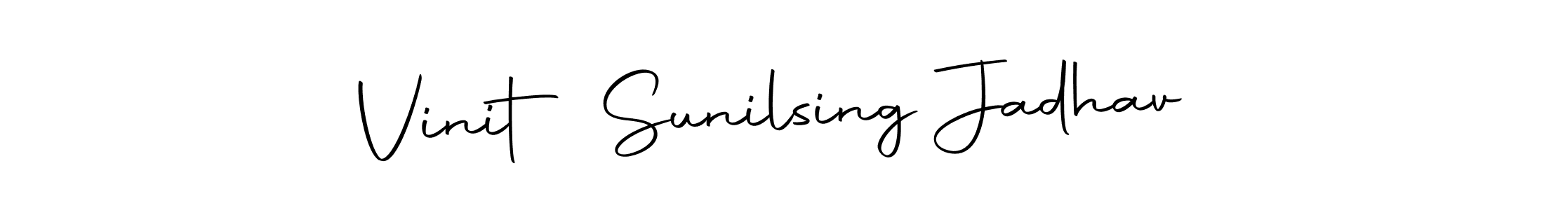 Make a beautiful signature design for name Vinit Sunilsing Jadhav. With this signature (Autography-DOLnW) style, you can create a handwritten signature for free. Vinit Sunilsing Jadhav signature style 10 images and pictures png