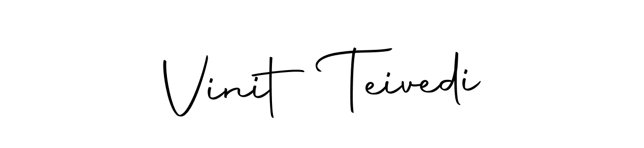 You should practise on your own different ways (Autography-DOLnW) to write your name (Vinit Teivedi) in signature. don't let someone else do it for you. Vinit Teivedi signature style 10 images and pictures png