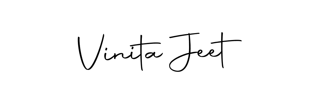 Vinita Jeet stylish signature style. Best Handwritten Sign (Autography-DOLnW) for my name. Handwritten Signature Collection Ideas for my name Vinita Jeet. Vinita Jeet signature style 10 images and pictures png