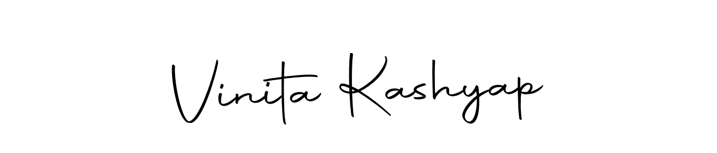 Make a short Vinita Kashyap signature style. Manage your documents anywhere anytime using Autography-DOLnW. Create and add eSignatures, submit forms, share and send files easily. Vinita Kashyap signature style 10 images and pictures png