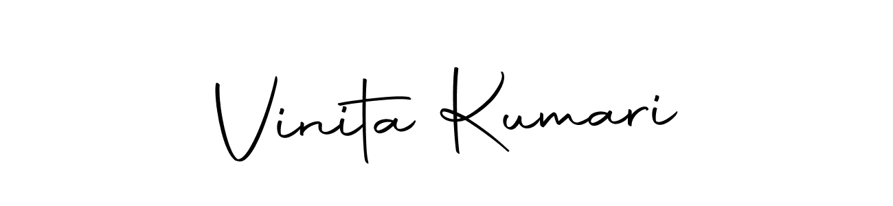 Also we have Vinita Kumari name is the best signature style. Create professional handwritten signature collection using Autography-DOLnW autograph style. Vinita Kumari signature style 10 images and pictures png