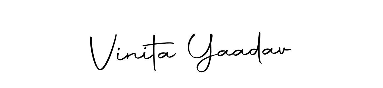 Use a signature maker to create a handwritten signature online. With this signature software, you can design (Autography-DOLnW) your own signature for name Vinita Yaadav. Vinita Yaadav signature style 10 images and pictures png