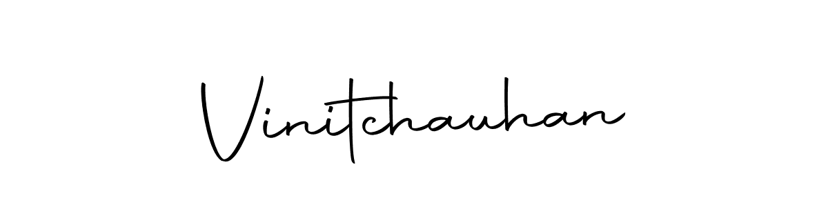 Design your own signature with our free online signature maker. With this signature software, you can create a handwritten (Autography-DOLnW) signature for name Vinitchauhan. Vinitchauhan signature style 10 images and pictures png