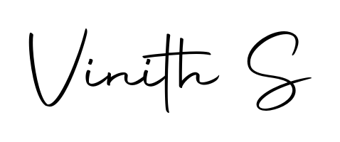 Check out images of Autograph of Vinith S name. Actor Vinith S Signature Style. Autography-DOLnW is a professional sign style online. Vinith S signature style 10 images and pictures png