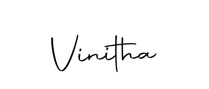 Also we have Vinitha name is the best signature style. Create professional handwritten signature collection using Autography-DOLnW autograph style. Vinitha signature style 10 images and pictures png