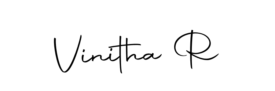 Vinitha R stylish signature style. Best Handwritten Sign (Autography-DOLnW) for my name. Handwritten Signature Collection Ideas for my name Vinitha R. Vinitha R signature style 10 images and pictures png