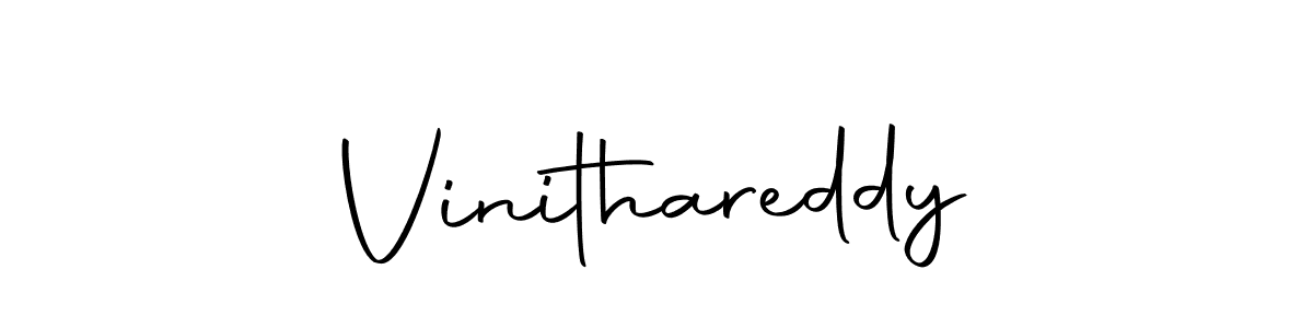 Make a beautiful signature design for name Vinithareddy. Use this online signature maker to create a handwritten signature for free. Vinithareddy signature style 10 images and pictures png