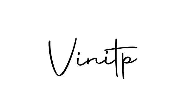Use a signature maker to create a handwritten signature online. With this signature software, you can design (Autography-DOLnW) your own signature for name Vinitp. Vinitp signature style 10 images and pictures png