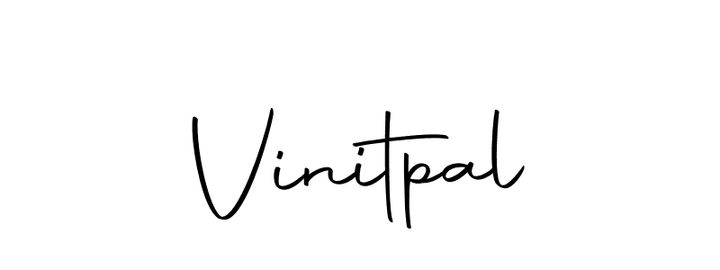 Create a beautiful signature design for name Vinitpal. With this signature (Autography-DOLnW) fonts, you can make a handwritten signature for free. Vinitpal signature style 10 images and pictures png