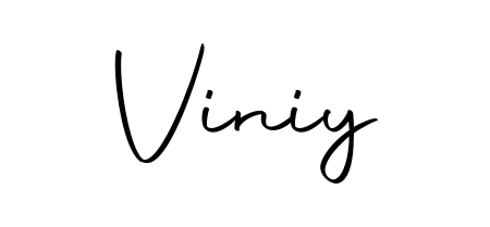 A sleek calligraphic signature for name Viniy utilizing Autography-DOLnW styling. Great for adding personal signatures to photos and art. Viniy signature style 10 images and pictures png