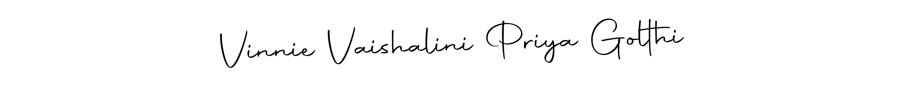 Here are the top 10 professional signature styles for the name Vinnie Vaishalini Priya Golthi. These are the best autograph styles you can use for your name. Vinnie Vaishalini Priya Golthi signature style 10 images and pictures png