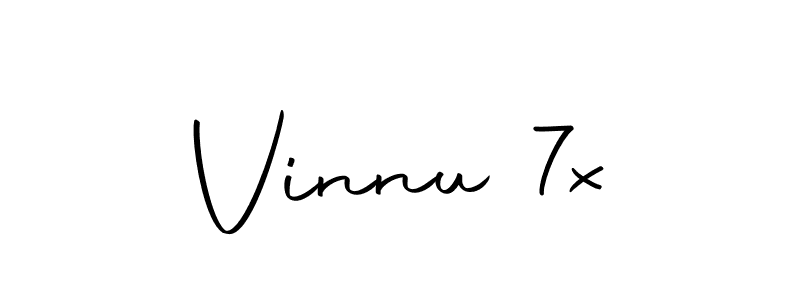 Here are the top 10 professional signature styles for the name Vinnu 7x. These are the best autograph styles you can use for your name. Vinnu 7x signature style 10 images and pictures png