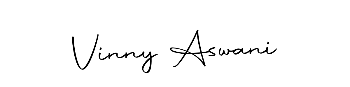 How to make Vinny Aswani signature? Autography-DOLnW is a professional autograph style. Create handwritten signature for Vinny Aswani name. Vinny Aswani signature style 10 images and pictures png