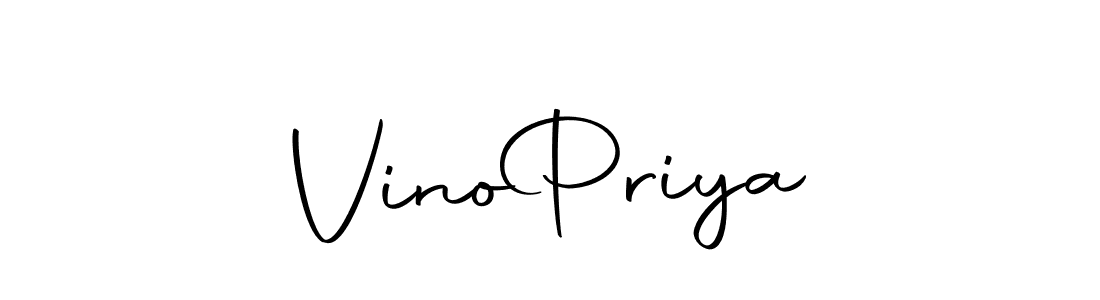 How to make Vino  Priya signature? Autography-DOLnW is a professional autograph style. Create handwritten signature for Vino  Priya name. Vino  Priya signature style 10 images and pictures png