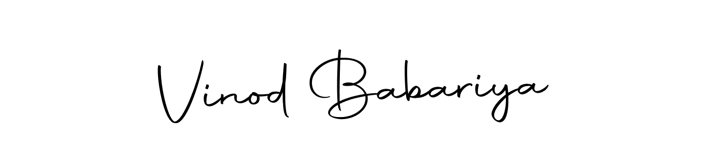 Vinod Babariya stylish signature style. Best Handwritten Sign (Autography-DOLnW) for my name. Handwritten Signature Collection Ideas for my name Vinod Babariya. Vinod Babariya signature style 10 images and pictures png