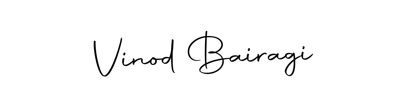 Design your own signature with our free online signature maker. With this signature software, you can create a handwritten (Autography-DOLnW) signature for name Vinod Bairagi. Vinod Bairagi signature style 10 images and pictures png