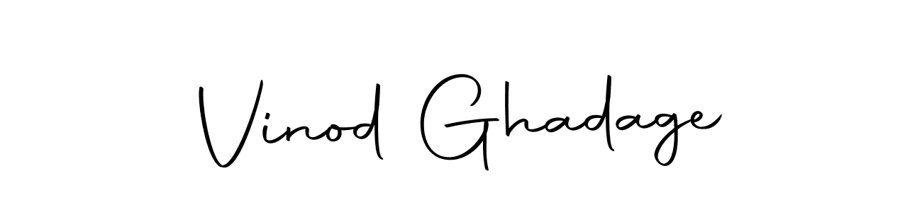 Also we have Vinod Ghadage name is the best signature style. Create professional handwritten signature collection using Autography-DOLnW autograph style. Vinod Ghadage signature style 10 images and pictures png