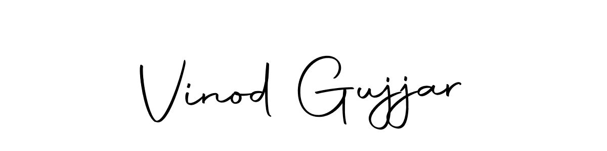 Make a beautiful signature design for name Vinod Gujjar. With this signature (Autography-DOLnW) style, you can create a handwritten signature for free. Vinod Gujjar signature style 10 images and pictures png