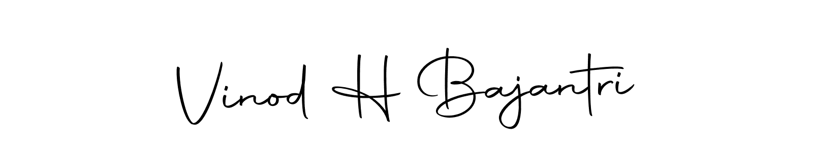 Here are the top 10 professional signature styles for the name Vinod H Bajantri. These are the best autograph styles you can use for your name. Vinod H Bajantri signature style 10 images and pictures png