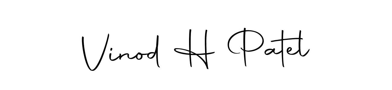 How to make Vinod H Patel signature? Autography-DOLnW is a professional autograph style. Create handwritten signature for Vinod H Patel name. Vinod H Patel signature style 10 images and pictures png