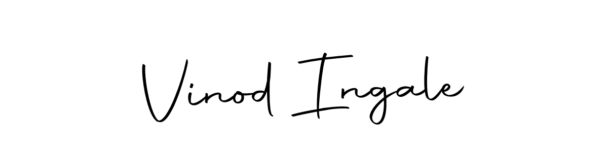 How to make Vinod Ingale signature? Autography-DOLnW is a professional autograph style. Create handwritten signature for Vinod Ingale name. Vinod Ingale signature style 10 images and pictures png