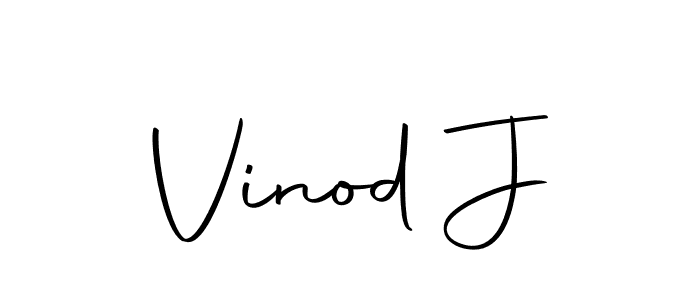 Vinod J stylish signature style. Best Handwritten Sign (Autography-DOLnW) for my name. Handwritten Signature Collection Ideas for my name Vinod J. Vinod J signature style 10 images and pictures png