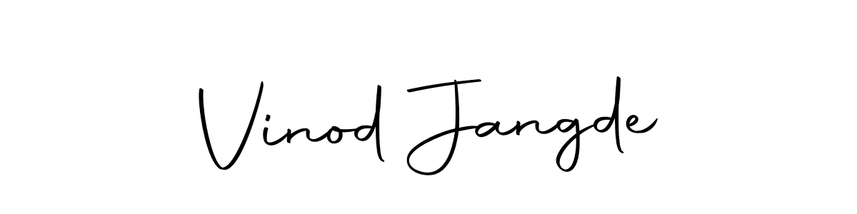 Here are the top 10 professional signature styles for the name Vinod Jangde. These are the best autograph styles you can use for your name. Vinod Jangde signature style 10 images and pictures png