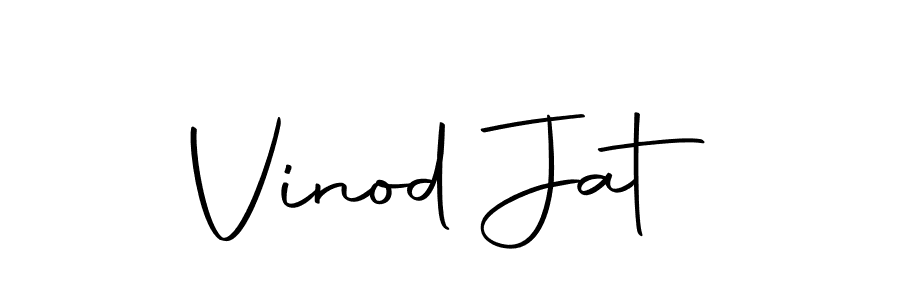 Make a short Vinod Jat signature style. Manage your documents anywhere anytime using Autography-DOLnW. Create and add eSignatures, submit forms, share and send files easily. Vinod Jat signature style 10 images and pictures png