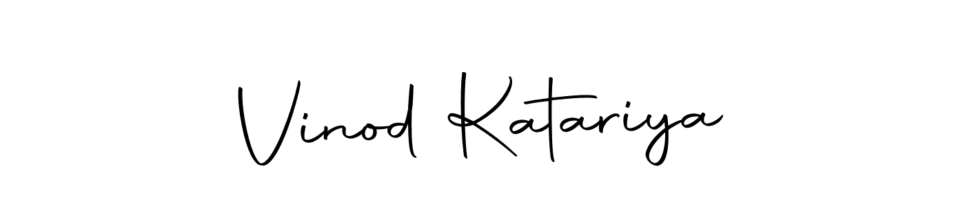 Also we have Vinod Katariya name is the best signature style. Create professional handwritten signature collection using Autography-DOLnW autograph style. Vinod Katariya signature style 10 images and pictures png