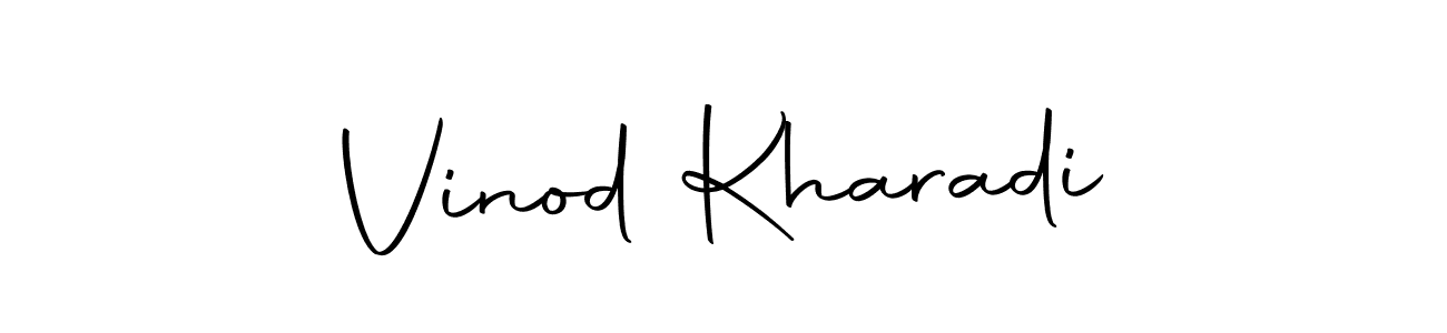 You can use this online signature creator to create a handwritten signature for the name Vinod Kharadi. This is the best online autograph maker. Vinod Kharadi signature style 10 images and pictures png