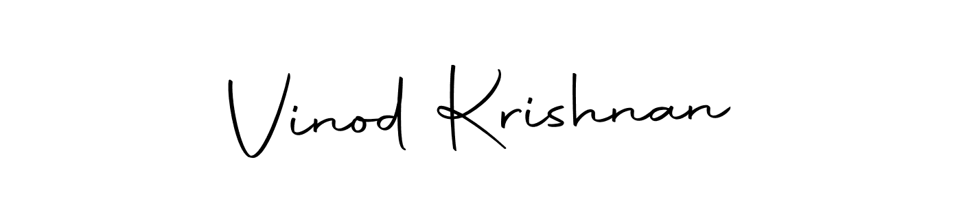 Make a beautiful signature design for name Vinod Krishnan. Use this online signature maker to create a handwritten signature for free. Vinod Krishnan signature style 10 images and pictures png