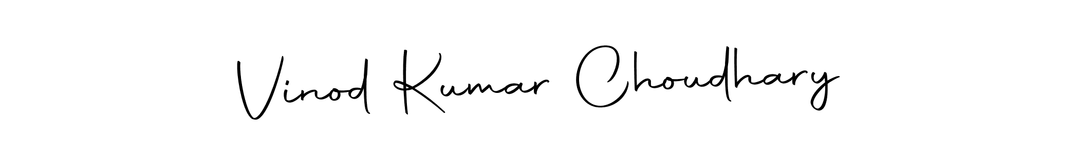 It looks lik you need a new signature style for name Vinod Kumar Choudhary. Design unique handwritten (Autography-DOLnW) signature with our free signature maker in just a few clicks. Vinod Kumar Choudhary signature style 10 images and pictures png